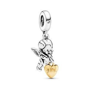 💘 Pandora Cupid & You Heart Dangle Charm